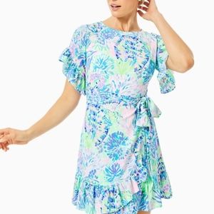 Lilly Pulitzer Floral Ruffle Dress